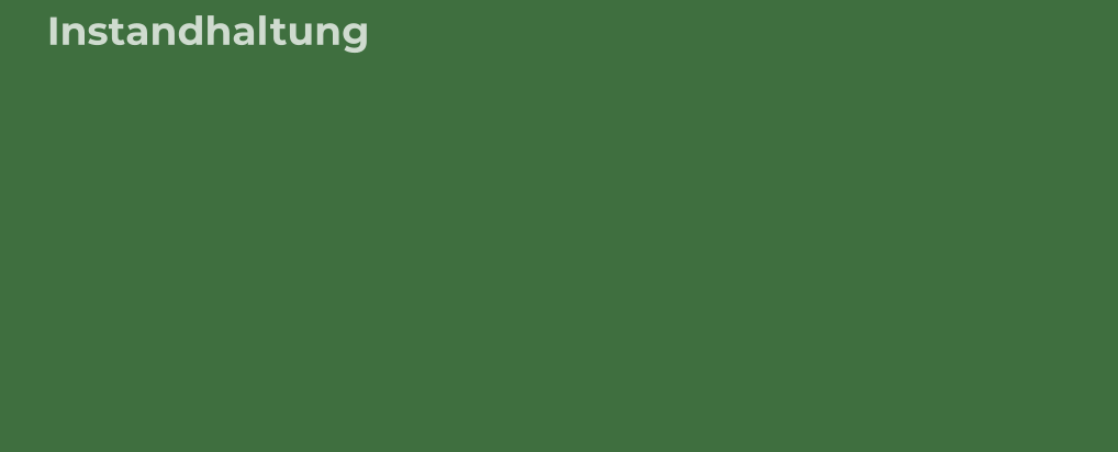 Instandhaltung